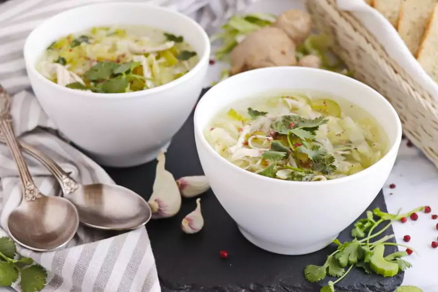Detox Chicken Cabbage Soup