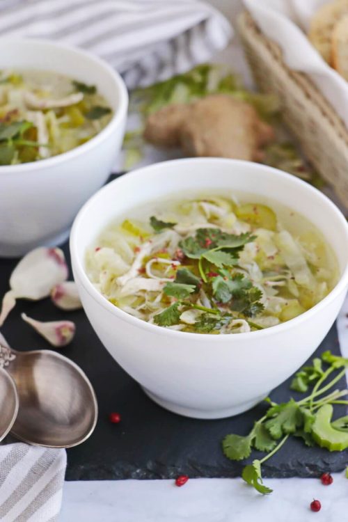 Detox Chicken Cabbage Soup