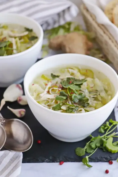 Detox Chicken Cabbage Soup