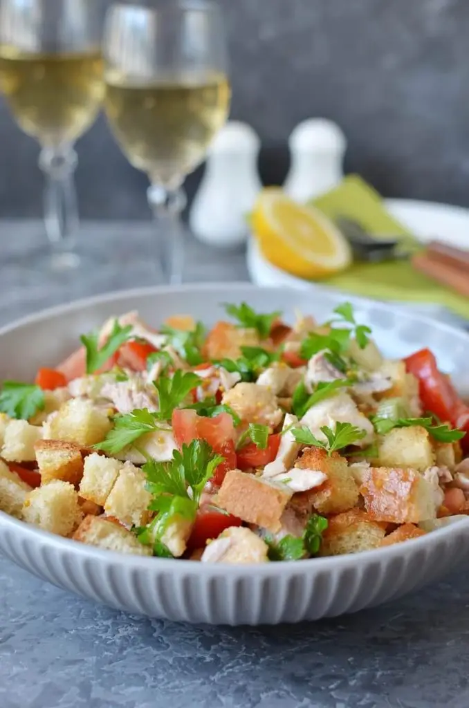 Easy Chicken Panzanella