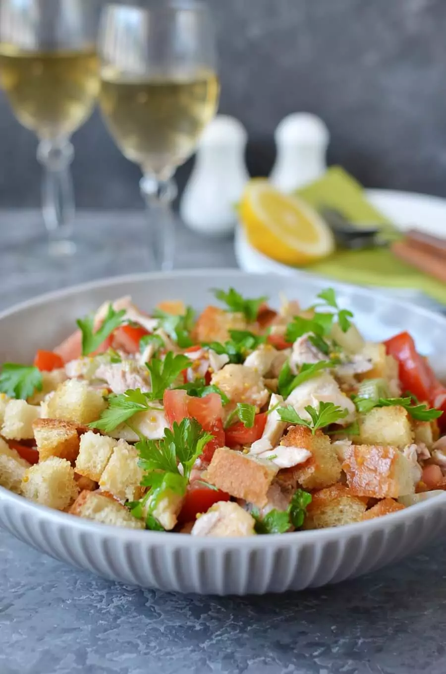 Easy Chicken Panzanella