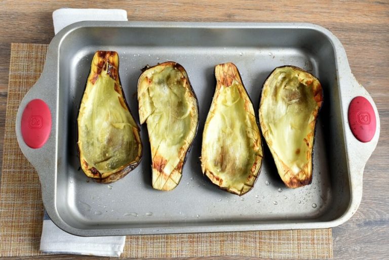 Step 4 - Vegetarian Falafel-Stuffed Eggplant
