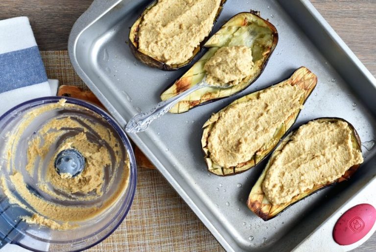 Step 6 - Vegetarian Falafel-Stuffed Eggplant