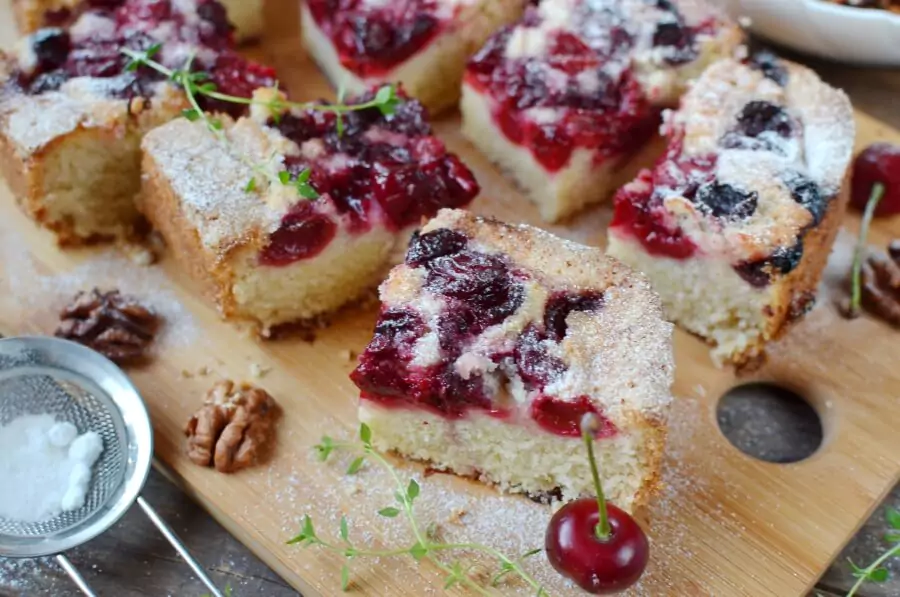 Fresh Cherry Cake