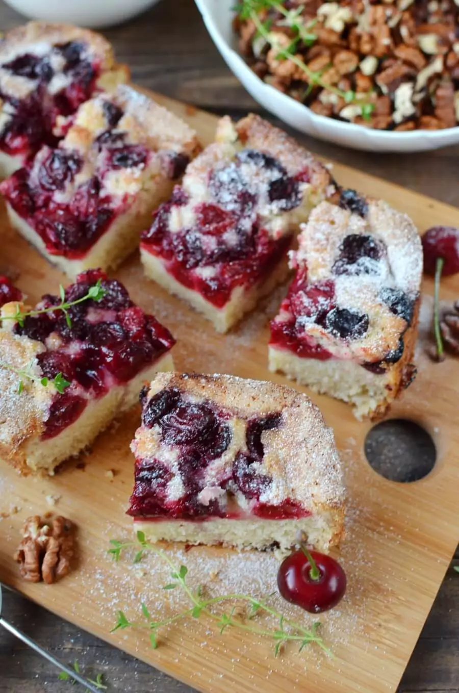 Fresh Cherry Cake