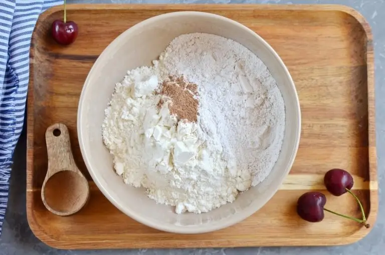 Step 2 - Fresh Cherry Cake with a Hint of Cinnamon