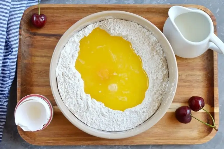Step 3 - Fresh Cherry Cake with a Hint of Cinnamon