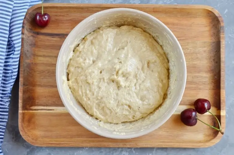 Step 3 - Fresh Cherry Cake with a Hint of Cinnamon