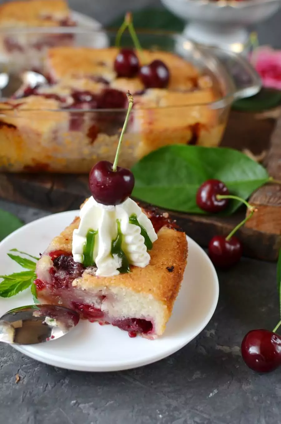 Fresh Cherry Cobbler