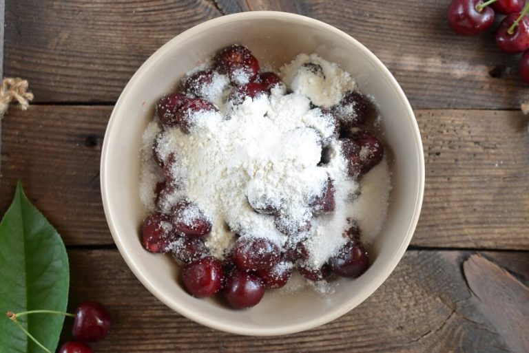 Step 6 - Fresh Cherry Cobbler