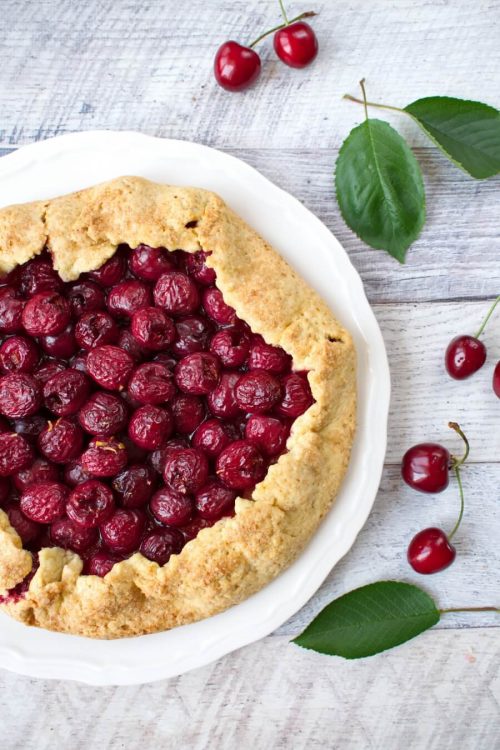 Fresh Cherry Galette