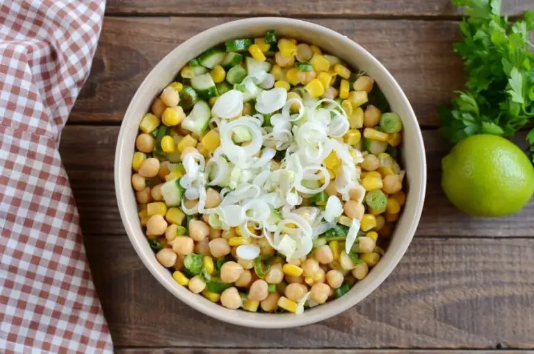 Step 3 - Fresh Vegan Corn and Chickpea Salad