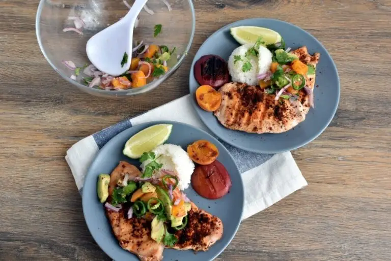 Step 7 - Grilled Ancho Chicken Breasts with Apricot Salsa