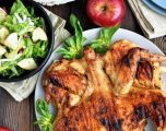 Grilled Spiced Chicken with Crunchy Apple Salad