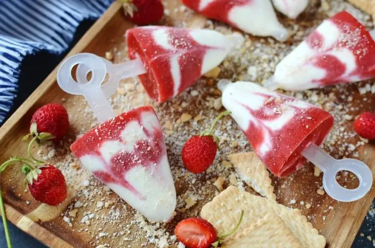 Step 7 - Healthy Strawberry Cheesecake Pops
