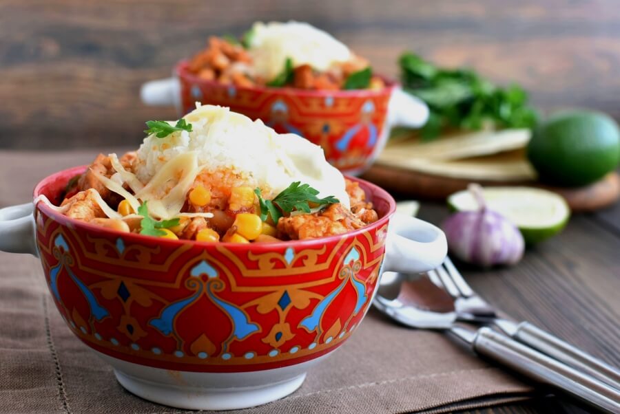 Gluten Free Hearty Chicken Chili with White Beans