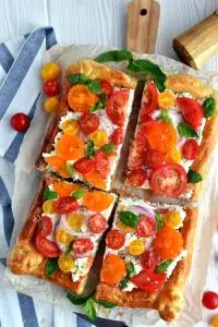 Herbed Ricotta and Fresh Tomato Tart
