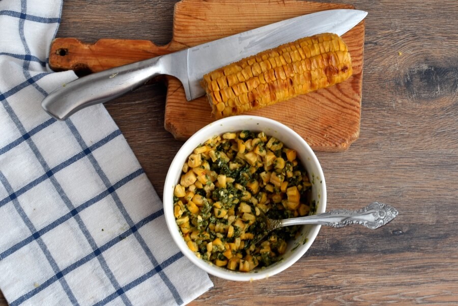 Keto Grilled Chicken with Herbed Corn Salsa recipe - step 6