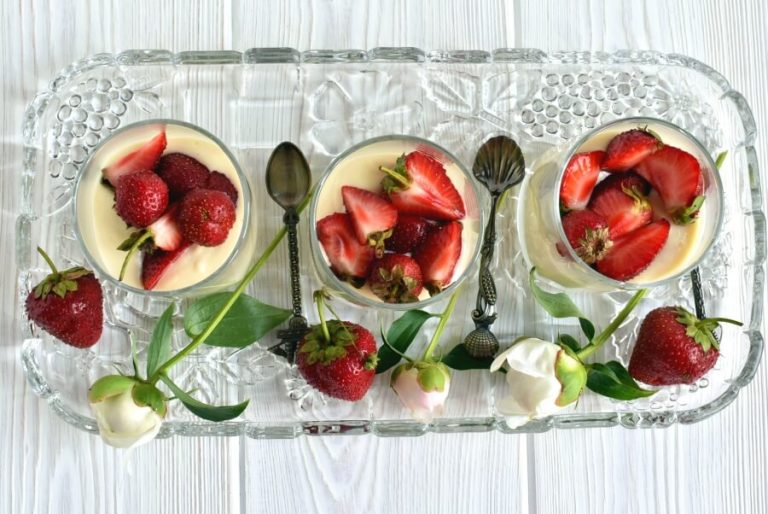 Step 12 - Lavender Scented Strawberries with Honey Cream