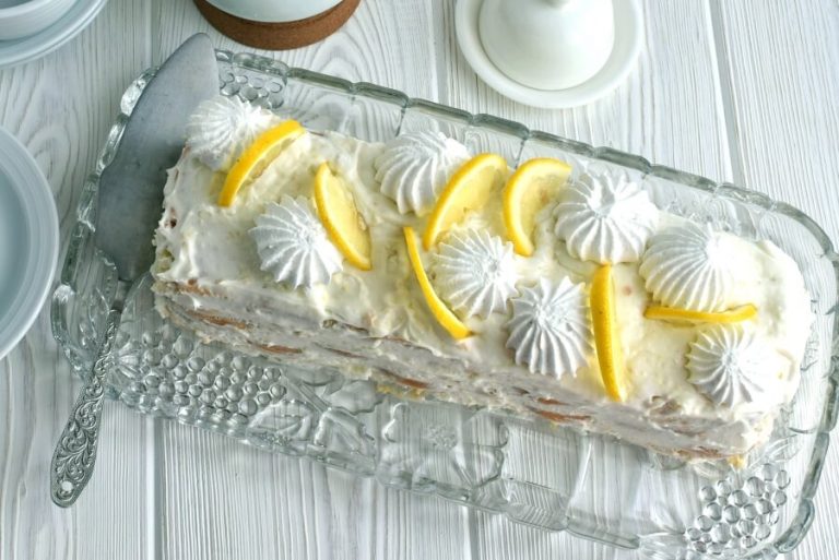 Lemon Meringue Fridge Cake Recipe Cook.me Recipes