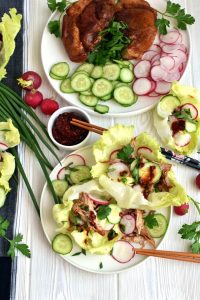 Healthy Low Carb Korean Pork Lettuce Wraps