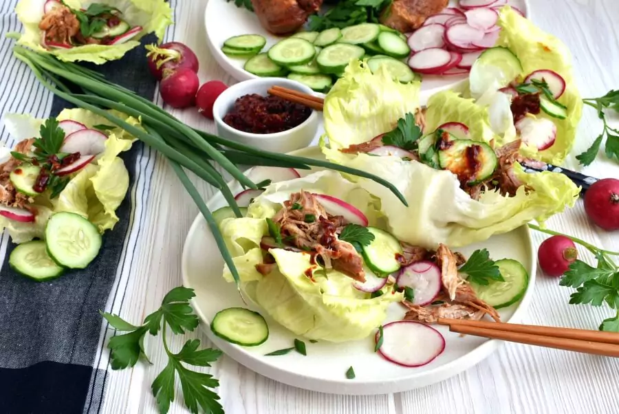 Low Carb Korean Pork Lettuce Wraps Recipe-How To Make Low Carb Korean Pork Lettuce Wraps-Delicious Low Carb Korean Pork Lettuce Wraps