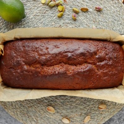 Pistachio, Lime & Zucchini Loaf recipe - step 5