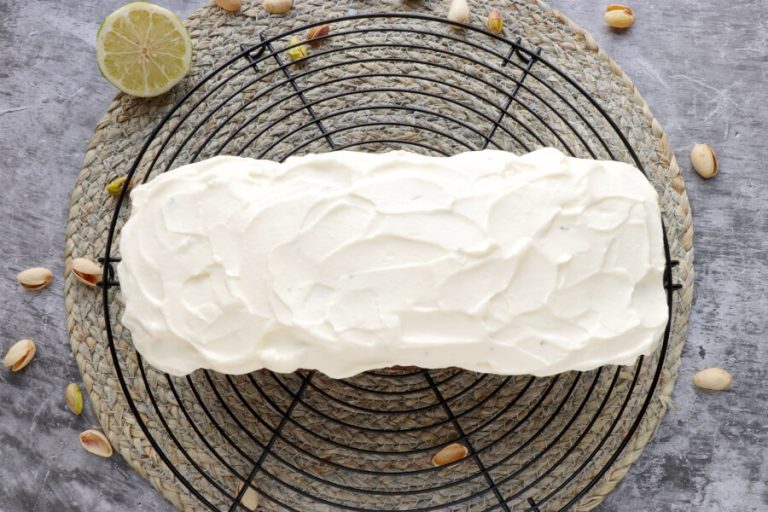 Step 8 - Pistachio, Lime & Zucchini Loaf