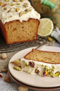 Pistachio, Lime & Zucchini Loaf