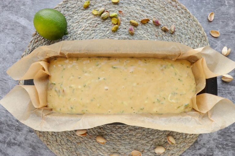 Step 5 - Pistachio, Lime & Zucchini Loaf