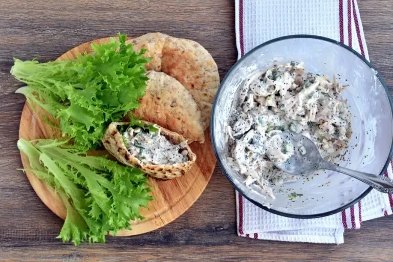 Step 6 - Poppy Seed Chicken Pitas