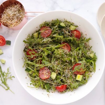 Healthy Vegan Quick Rocket Salad recipe - step 2