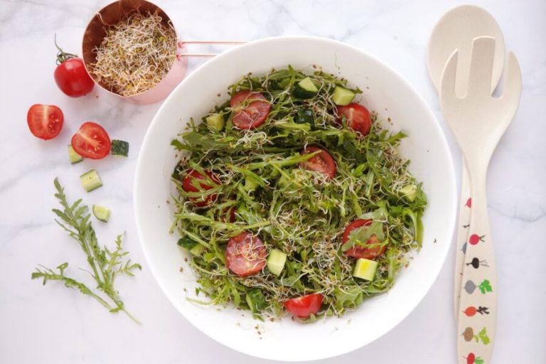 Step 2 - Healthy Vegan Quick Rocket Salad