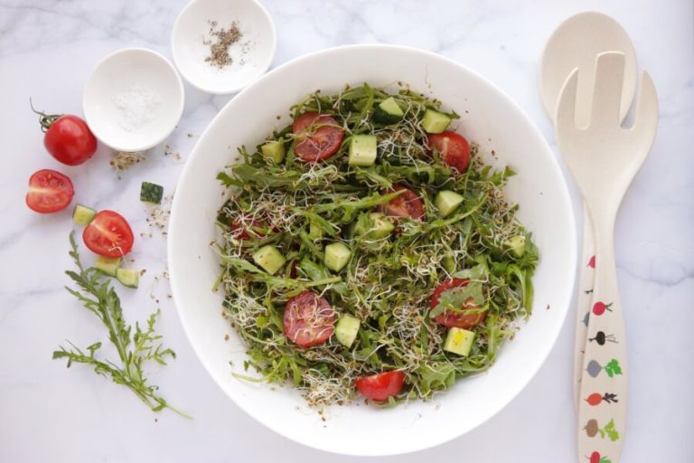 Step 3 - Healthy Vegan Quick Rocket Salad