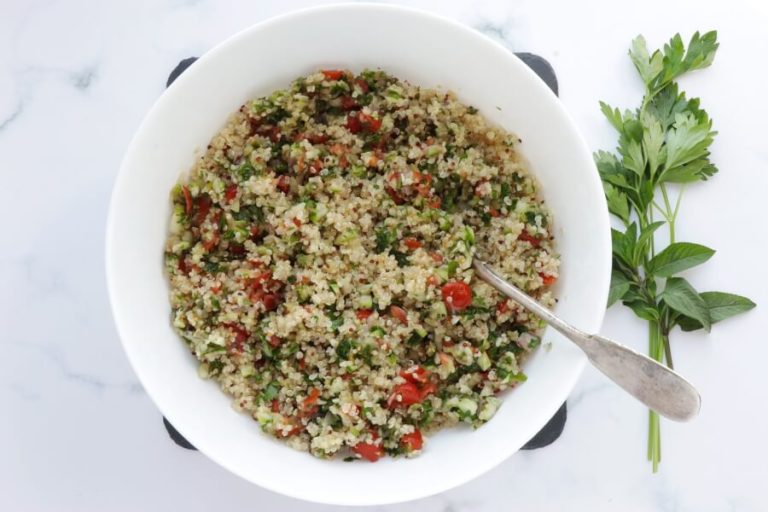Step 5 - Gluten Free Quinoa Tabbouleh Salad