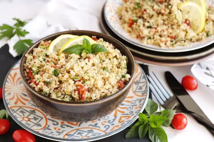 Gluten Free Quinoa Tabbouleh Salad