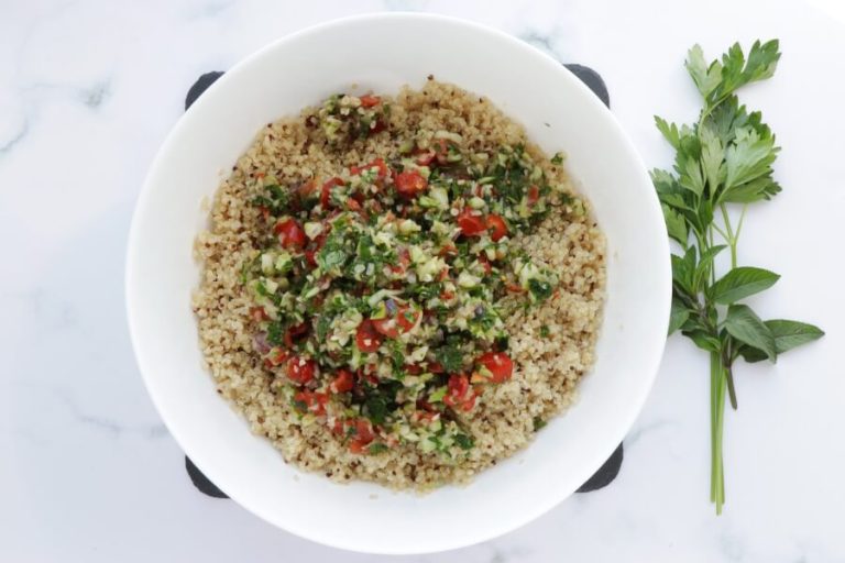 Step 5 - Gluten Free Quinoa Tabbouleh Salad