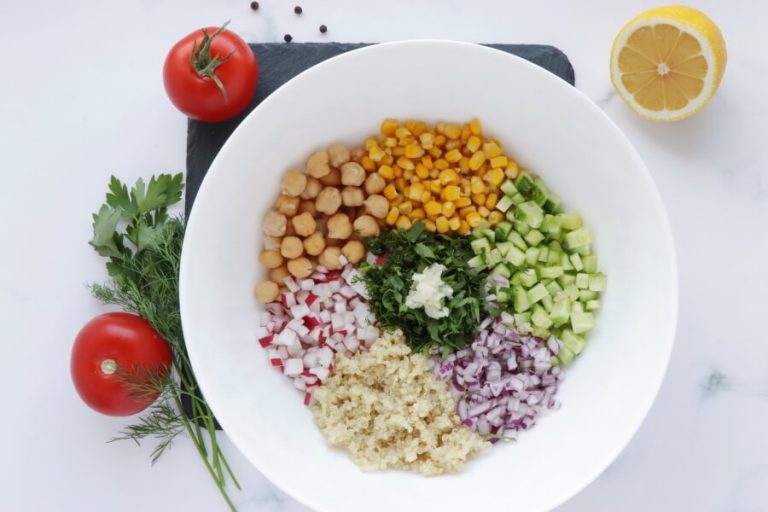 Step 2 - Gluten Free Quinoa and Chickpea Stuffed Tomatoes