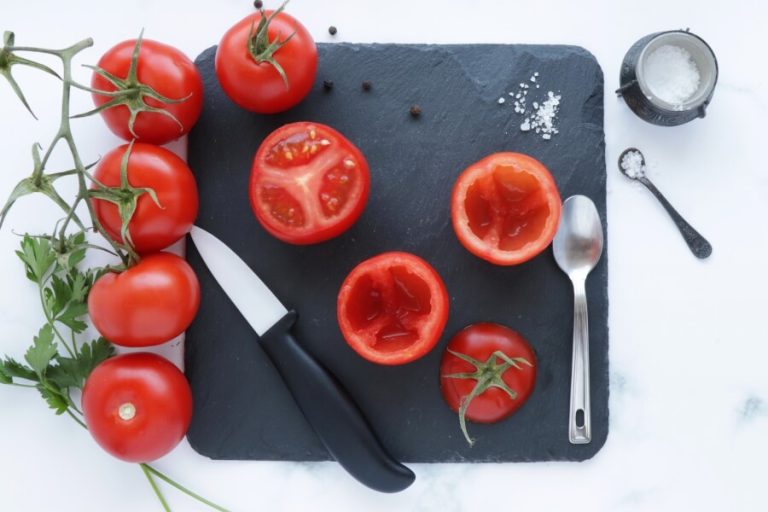 Step 5 - Gluten Free Quinoa and Chickpea Stuffed Tomatoes