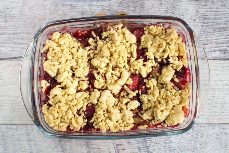 Step 6 - Rhubarb Strawberry Cobbler