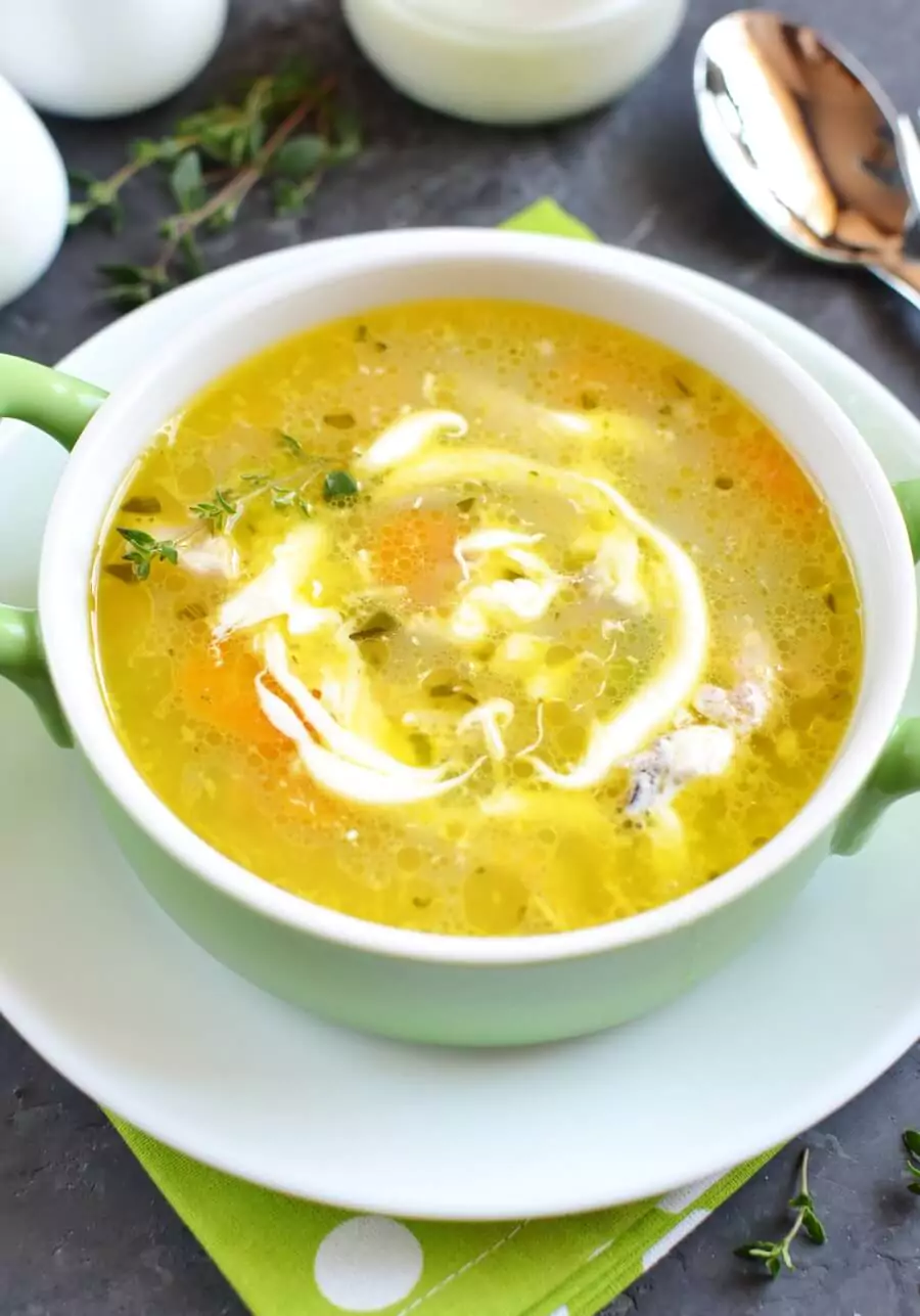 Roast Chicken Soup
