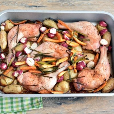 Pan-Roast Chicken with Vegetables recipe - step 5