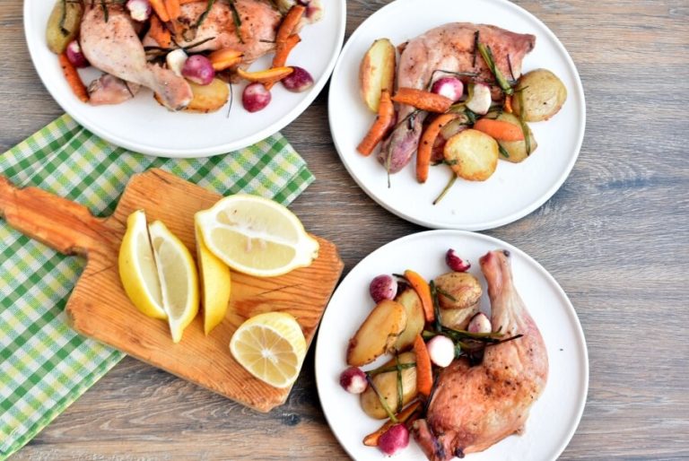 Step 6 - Pan-Roast Chicken with Vegetables
