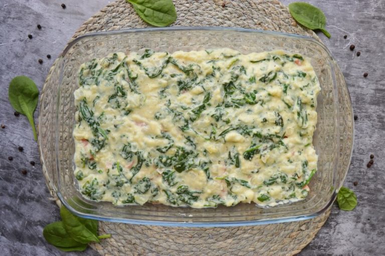 Step 7 - Gluten Free Salmon and Spinach Potato Bake