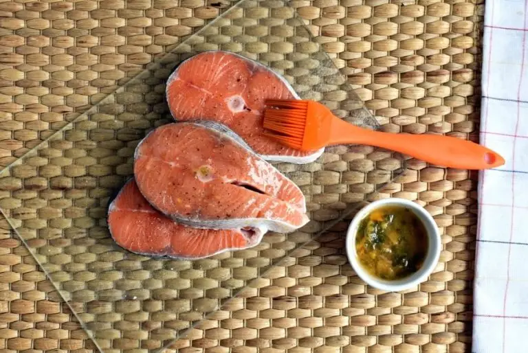 Step 8 - Salmon with Apricot Sauce