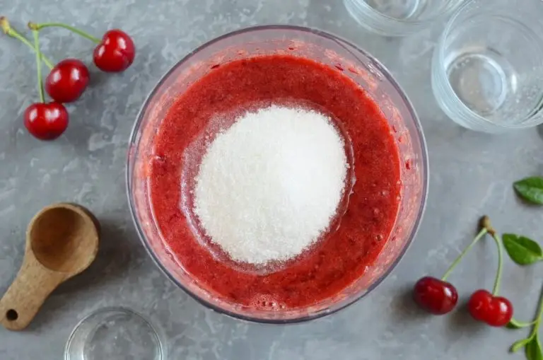 Step 2 - Sour Cherry Sorbet