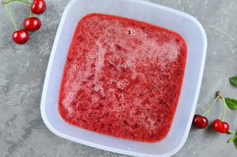 Step 3 - Sour Cherry Sorbet