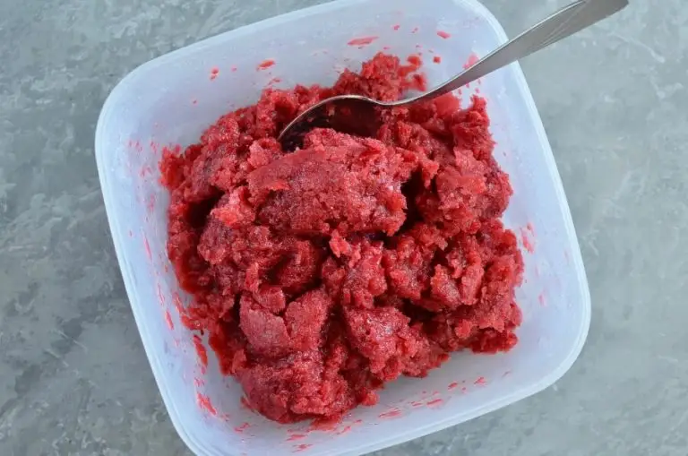 Step 5 - Sour Cherry Sorbet