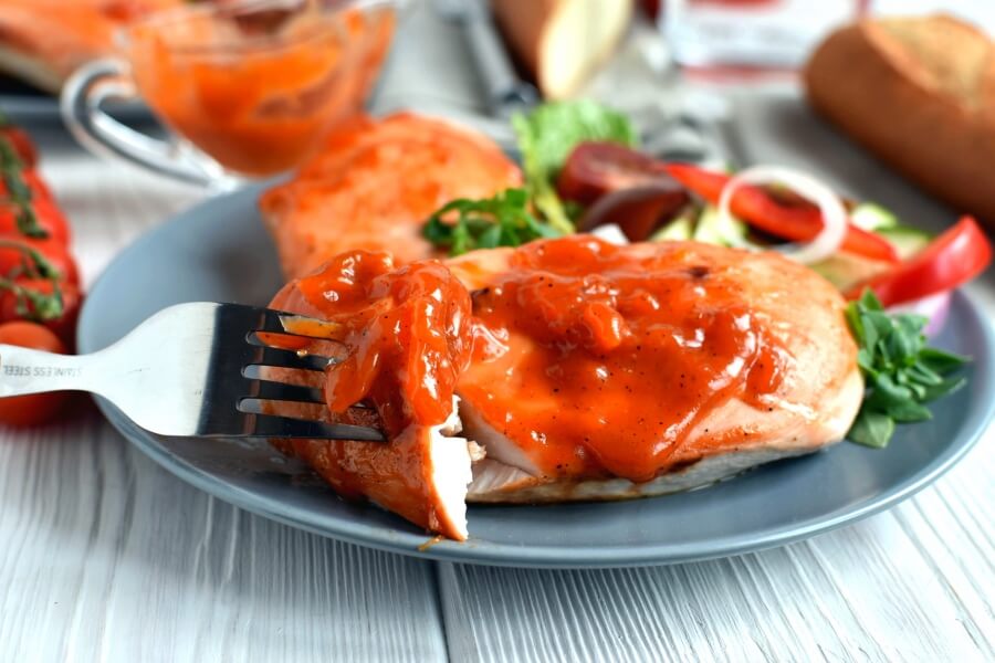 Spicy Apricot-Glazed Chicken Recipe-Homemade Spicy Apricot-Glazed Chicken-Delicious Spicy Apricot-Glazed Chicken