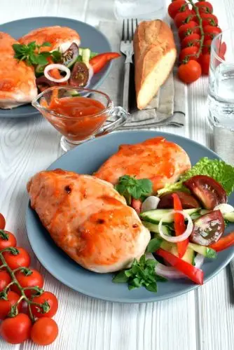 Spicy Apricot Glazed Chicken
